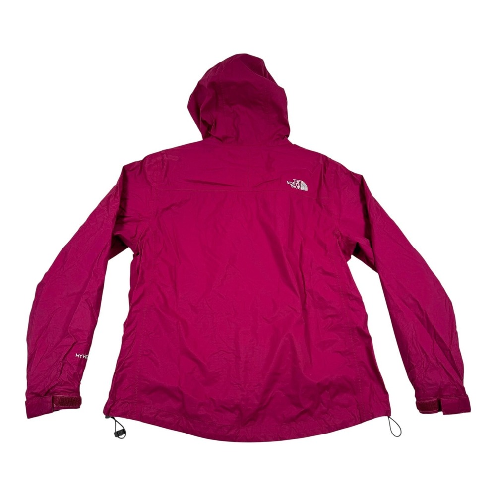 The North Face Jacket Womens Small Pink HyVent Hooded Waterproof Rain Shell